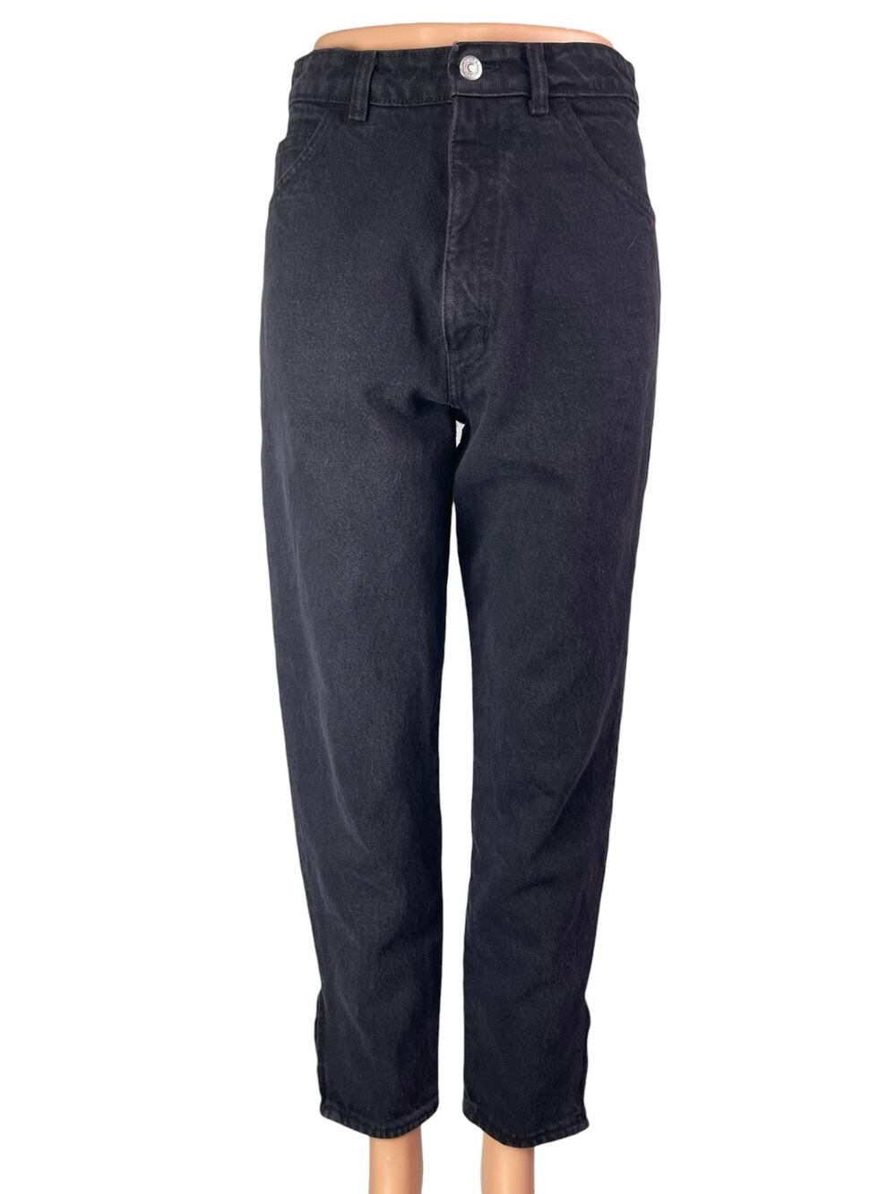 Gap The Work Force Black High Waisted Straight Skinny Denim Jeans Pants Size 10
